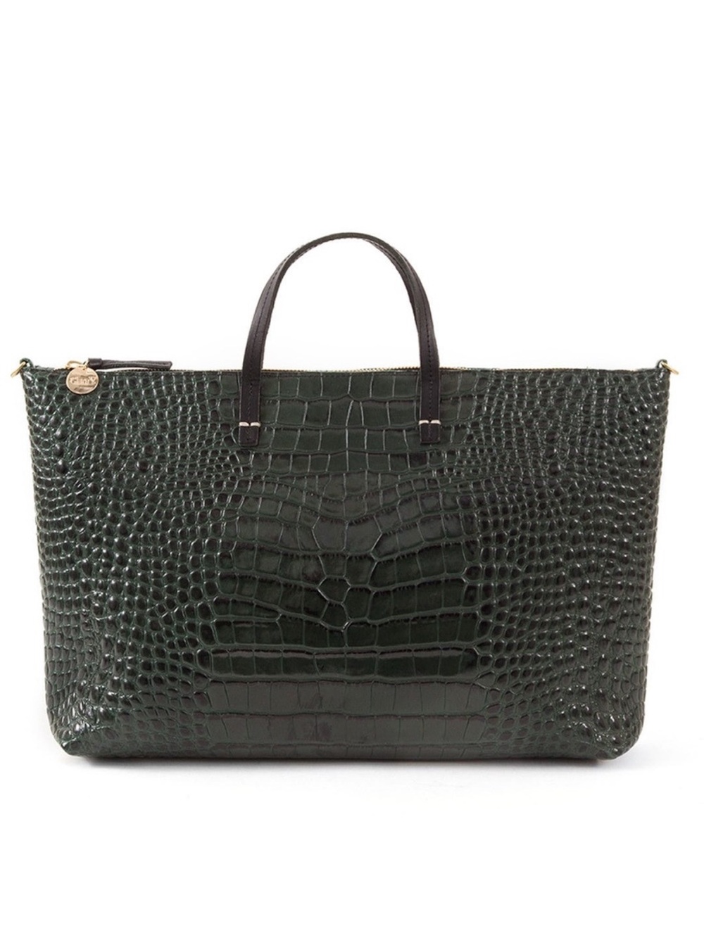 Clare V Loden Croco Ataché